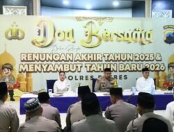 Sambut Tahun 2026, Polres Brebes Gelar Doa Bersama dan Renungan Akhir Tahun