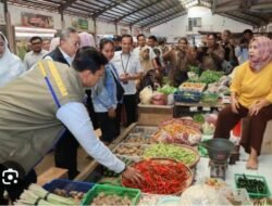 Menko Pangan Zulkifli Hasan Tinjau Harga dan Stok Bahan Pokok di Pasar Kendal