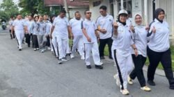 Lapas kelas II A Pekanbaru Melaksanakan Giat Jalan Santai untuk Meningkatkan Keakraban Antar Petugas Lapas