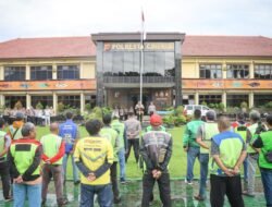 Sauyunan Jaga Lembur, Polresta Cirebon Perkuat Sinergi Ojek Pangkalan, Ojek Online dan Nelayan Kamtibmas