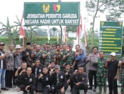 ‎Monitoring Dan Evaluasi Aster Kasdam V/Brawijaya, Tinjau Jembatan Perintis Garuda Di Wilayah Kodim 0808/Blitar