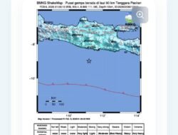 GEMPABUMI TEKTONIK M6,4 DI PACITAN, JAWA TIMUR, TIDAK BERPOTENSI TSUNAMI