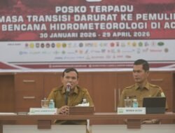 Jelang Ramadhan, Wagub Aceh Minta Daerah Terdampak Bencana Tancap Gas