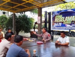 Sapa Karyawan PT Tiga Lumbung Padi, Sat Lantas Polres Brebes Ajak Pekerja Jadi Pelopor Keselamatan Jalan