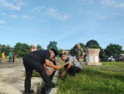 Bupati Yulianto Pimpin Gotong Royong Bersama di Lingkungan Pemkab Pasbar.