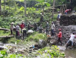 TMMD Ke 127 Fokus Tingkatkan Infrastruktur Desa, Jembatan Penghubung Mulai Dicor