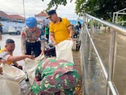 Sinergi TNI-Polri dan Pemkab Brebes Gelar Kerja Bakti Massal di Pusat Kota