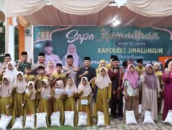 ‎Kepedulian Kapolres Simalungun Di Ramadan: Santuni Puluhan Anak Yatim dan Dhuafa, Ajak Masyarakat Lindungi Generasi dari Narkoba
