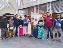 Harian Mata Berita . Com  Menggelar Santunan Anak Yatim Piatu dan Berbuka puasa bersama