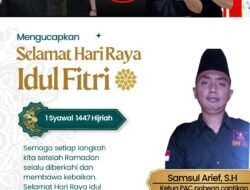 Ketua Grib Jaya Pabean Cantikan Ucapkan Selamat Hari Raya Idul Fitri 1447 H Mohon Maaf Lahir&Batin