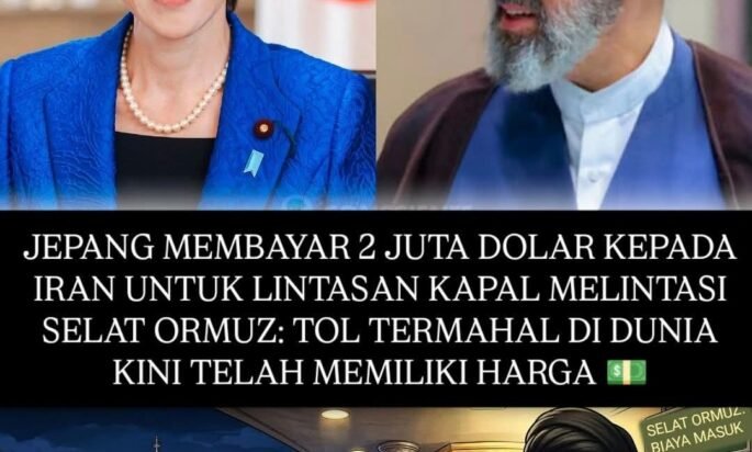 ‎🇯🇵🇯🇵🇮🇷 JEPANG MEMBAYAR 2 JUTA DOLAR KEPADA IRAN UNTUK LINTASAN KAPAL MELINTASI SELAT ORMUZ: TOL TERMAHAL DI DUNIA KINI TELAH MEMILIKI HARGA
