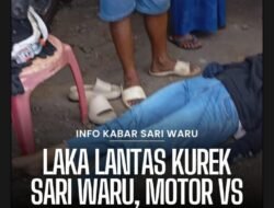 Laka Lantas Kurek Sari waru, Motor vs Motor