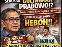 PNIB : Waspada Agenda Tersembunyi dalam Ajakan Pimpinan Lembaga Survey Turunkan Presiden