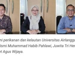 Tiga alumni perikanan dan kelautan Universitas Airlangga dari kiri ke kanan: Ismi Muhammad Habib Pahlawi, Juwita Tri Hermawati dan Slamet Agus Wijaya.