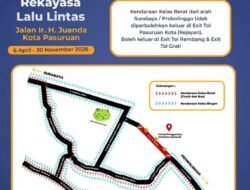 ‎Polres Pasuruan Kota Siapkan Jalur Alternatif Dampak Pembongkaran Jembatan Bok Wedi