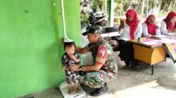 Percepat Penurunan Stunting di Wonodadi, Babinsa Salam Aktif Dampingi Posyandu