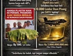 Operasi “Bungkus Daun”: Mengapa Isu Remeh Menjadi Perisai Korupsi Triliunan