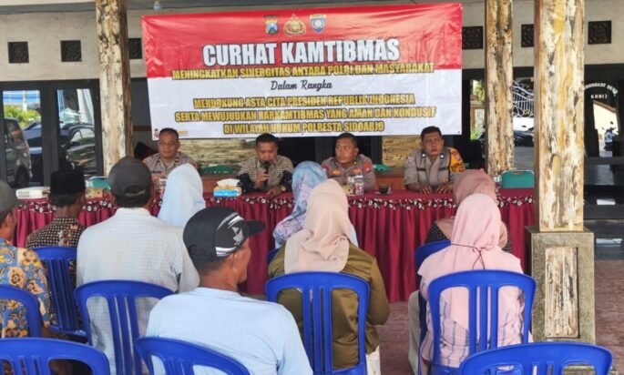 Polresta Sidoarjo Gelar Curhat Kamtibmas Perkuat Sinergi dan Serap Aspirasi Warga