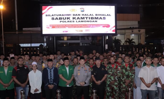 Polres Lamongan Perkuat Sinergi Dengan Masyarakat Lewat “Sabuk Kamtibmas”