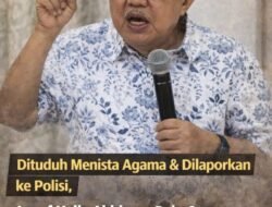 Dituduh Menista Agama & Dilaporkan ke Polisi, Jusuf Kalla Akhirnya Buka Suara: ‘Saya Hanya Bicara Perdamaian!’