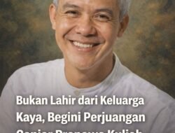 Bukan Lahir dari Keluarga Kaya, Begini Perjuangan Ganjar Pranowo Kuliah Sambil Cuti Karena Gak Ada Biaya