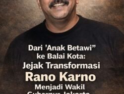 Dari “Anak Betawi” ke Balai Kota: Jejak Transformasi Rano Karno Menjadi Wakil Gubernur Jakarta