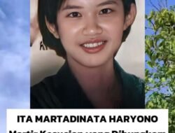 ITA Martadinata Haryono, Martil Kesucian yang Dibungkam karena Keberaniannya untuk bersaksi atas Kebenaran .