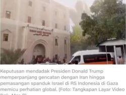 Keputusan mendadak Presiden Donald Trump memperpanjang gencatan dengan Iran hingga pemasangan spanduk Israel di RS Indonesia di Gaza memicu perhatian global.