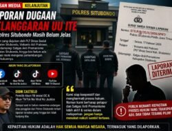 Perkembangan Laporan Dugaan Pelanggaran UU ITE di Polres Situbondo