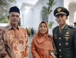 Anak Tukang Sayur Asal Aceh, Said Muhammad Zulfikar, Resmi Dilantik Jadi Perwira TNI AD.