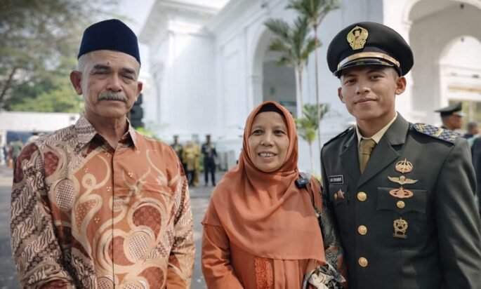 Anak Tukang Sayur Asal Aceh, Said Muhammad Zulfikar, Resmi Dilantik Jadi Perwira TNI AD.