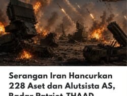 Serangan balasan Iran terhadap fasilitas militer Amerika Serikat di Timur Tengah dilaporkan menimbulkan kerusakan besar terhadap berbagai aset strategis.