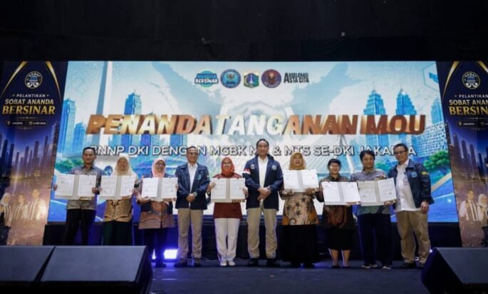 RIBUAN PELAJAR DKI JAKARTA DIKUKUHKAN SEBAGAI SOBAT ANANDA BERSINAR, SIAP JADI AGEN PERUBAHAN