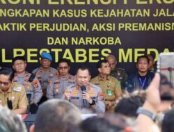 Hanya 15 Hari Kerja, Tim Gabungan Polrestabes Medan Ungkap 142 Kasus Kejahatan Jalanan dan 178 Tersangka
