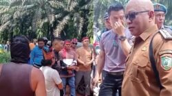 Tuntut Kepatuhan Putusan Pengadilan, Massa KMHA Dayak Minta Satpam PT Tapian Nadenggan Kosongkan Lahan Sengketa