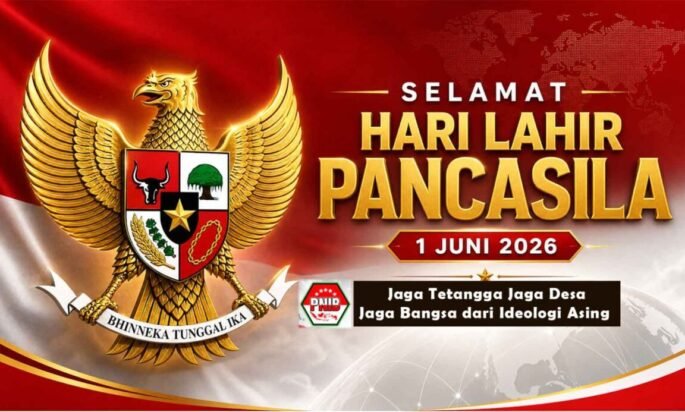 PNIB : Selamat Hari Lahir Pancasila 1 Juni, Ideologi Bangsa Penjaga dari serangan Ideologi Khilafah Terorisme yang Bukan Omon Omon