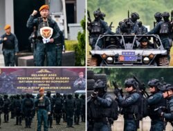 Kasau Terima Brevet Kehormatan Albara Satbravo 90 Kopasgat
