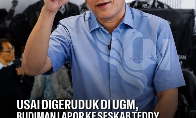 Usai Digeruduk di UGM ,BUDIMAN Laporkan ke Seskab Teddy ,” Tegaskan tetap jalan terus ” Sosialisasikan Program Prabowo .