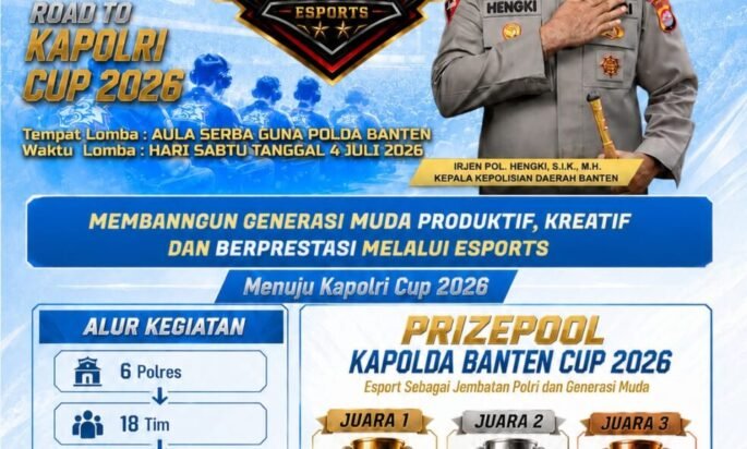 Polda Banten Akan Gelar Turnamen eSports Kapolda Cup 2026 , Jaring Atlet Berprestasi Menuju Kapolri Cup.