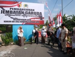 Kenduri Dan Tanda Mulai Pembangunan Jembatan Garuda Di Kelurahan Sananwetan Kota Blitar