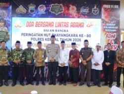 HUT Bhayangkara ke-80, Polres Kendal Gelar Doa Bersama Lintas Agama untuk Perkuat Kondusivitas