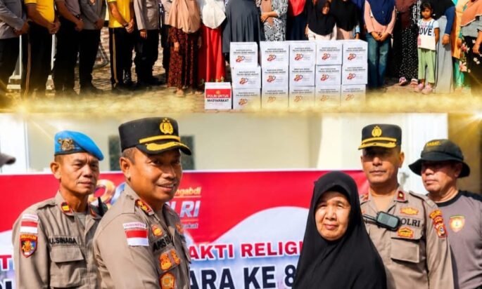 Polres Bener Meriah Salurkan Bantuan Sosial dan Peralatan Masjid dalam Peringatan Hari Bhayangkara ke-80