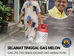 Selamat Tinggal Gas Melon Bakal diganti CNG Merah Putih .