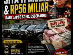 KPK Sita 11 Mobil dan Uang Rp56 Miliar dari Rumah Ketum Pemuda Pancasila Japto Soerjosoemarno