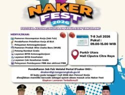 35 Perusahaan Buka Ribuan Peluang Kerja di Naker Fest 2026 Kabupaten Tangerang, Job Fair Gratis Digelar 7-8 Juli