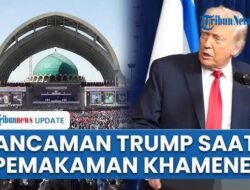 Duka Pelayat Tuntut Balas Dendam di Pemakaman Khamenei, Trump Mengolok: Mungkin Air Mata Palsu