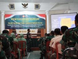 Prajurit, PNS Dan Persit Kodim Wonogiri Terima Penyuluhan Hukum, Ini Tujuannya