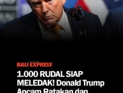 1.000 RUDAL SIAP MELEDAK! Donald Trump Ancam Ratakan dan Musnahkan Seluruh Wilayah Iran!