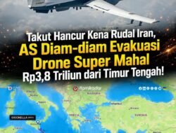 Takut Hancur kena Rudal Iran , AS Diam- diam Evakuasi DRONE Super Mahal Rp 3.8 Trilyun dari Timur Tengah !
