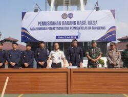 Lapas Pemuda Tangerang Gelar Razia Gabungan dan Musnahkan Barang Hasil Razia Semester I Tahun 2026